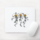 Fun Halloween Pumpkin tanzen Skeleton Kostüm Wom Mousepad (Mit Mouse)