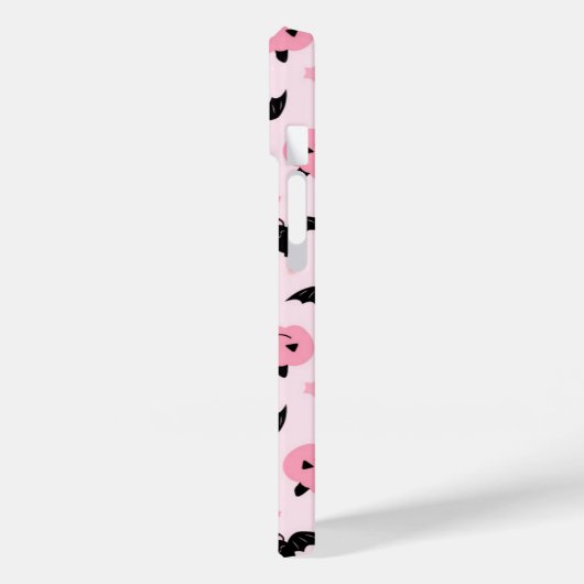 Fun Halloween Pumpkins und Bat Pattern Case-Mate iPhone Hülle (Rückseite / Links)