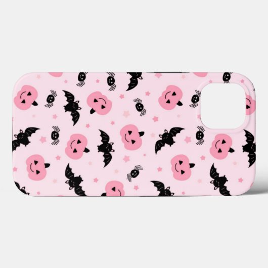 Fun Halloween Pumpkins und Bat Pattern Case-Mate iPhone Hülle (Rückseite (Horizontal))