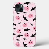 Fun Halloween Pumpkins und Bat Pattern Case-Mate iPhone Hülle (Rückseite)
