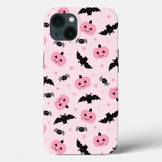 Fun Halloween Pumpkins und Bat Pattern Case-Mate iPhone Hülle (Rückseite)
