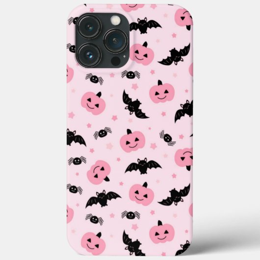 Fun Halloween Pumpkins und Bat Pattern Case-Mate iPhone Hülle (Rückseite)