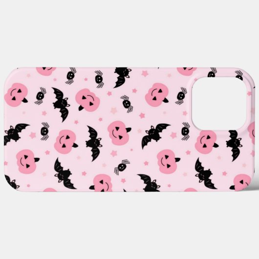 Fun Halloween Pumpkins und Bat Pattern Case-Mate iPhone Hülle (Rückseite (Horizontal))