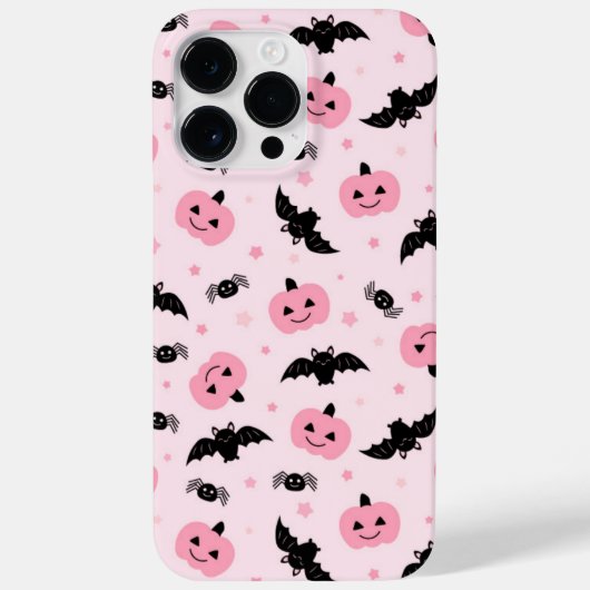 Fun Halloween Pumpkins und Bat Pattern Case-Mate iPhone Hülle (Rückseite)