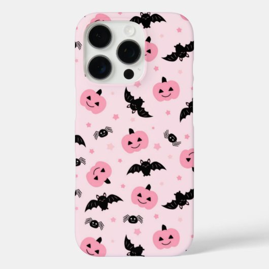 Fun Halloween Pumpkins und Bat Pattern Case-Mate iPhone Hülle (Rückseite)
