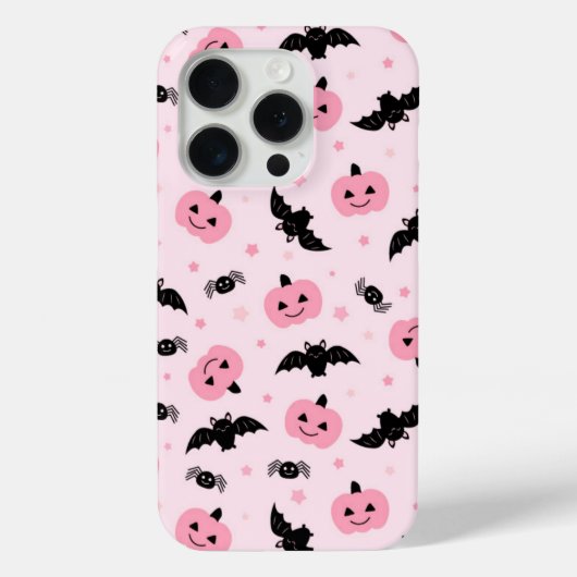 Fun Halloween Pumpkins und Bat Pattern Case-Mate iPhone Hülle (Rückseite)