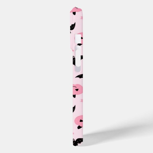 Fun Halloween Pumpkins und Bat Pattern Case-Mate iPhone Hülle (Rückseite / Links)