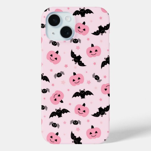 Fun Halloween Pumpkins und Bat Pattern Case-Mate iPhone Hülle (Rückseite)