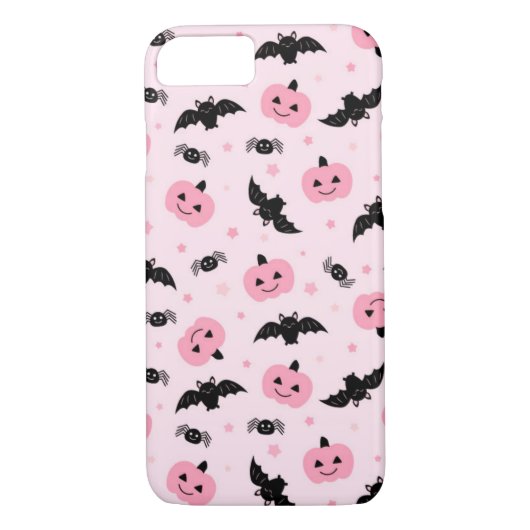 Fun Halloween Pumpkins und Bat Pattern Case-Mate iPhone Hülle (Rückseite)