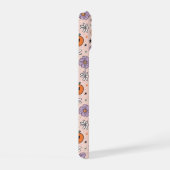 Fun Halloween Pumpkins und Blume Muster iPhone 15 Hülle (Rechte Seite)