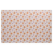 Fun Halloween Pumpkins und Blume Muster Stoff (Fat Quarter (45,7 x 55,9 cm))