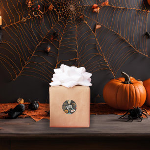 Fun Halloween Runder Aufkleber