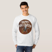 Fun Halloween Skeleton Soccer T - Shirt Design (Vorne ganz)