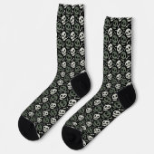 Fun Halloween Skeleton Socks Socken (Linkes Detail)