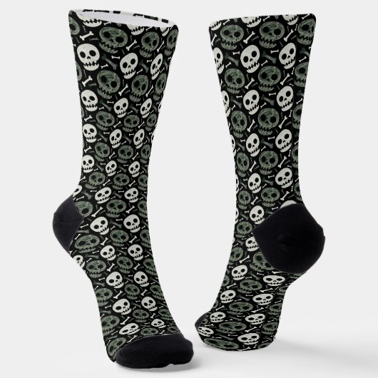 Fun Halloween Skeleton Socks Socken (Gewinkelt)