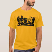 Fun Halloween Spooky Village T-Shirt (Vorderseite)