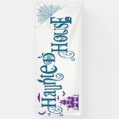 Fun Halloween Spuk House Banner (Vertikal)