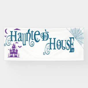 Fun Halloween Spuk House Banner