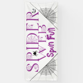 Fun Halloween Spun Fun Spider Web Banner (Vertikal)