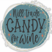 Fun Halloween Zitat Sticker (Vorderseite)