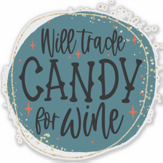 Fun Halloween Zitat Sticker (Vorderseite)