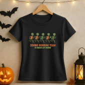 Fun Halloween Zombie Running T-Shirt; Kein Gehirn T-Shirt