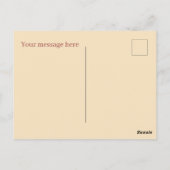 Fun Hamburger ergänzen Textnahrer Postkarte (Rückseite)