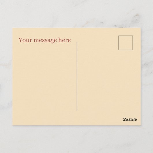 Fun Hamburger ergänzen Textnahrer Postkarte (Rückseite)