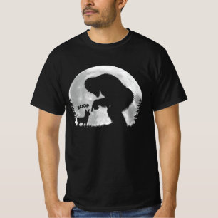 Fun Hand Boop Nose Bigfoot Sasquatch Chihuahua T-Shirt