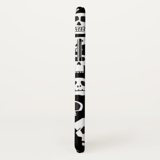 Fun Hand Drawn Cartoon Skulls Case-Mate iPhone Hülle (Hinten/Rechts)