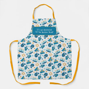 Fun Hanukkah Pattern Schürze