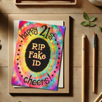 Fun Happy 21. Geburtstag RIP Fake ID Funny