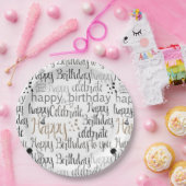 Fun Happy Balloons Birthday Pappteller (Party)