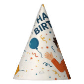 Fun Happy Birthday Balloon Boy Partyhütchen (Links)