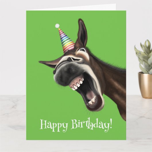 Fun Happy Birthday Card Karte (Kleine Pflanze)