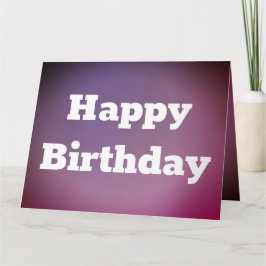 Fun Happy Birthday Card Persönlichen Text Karte