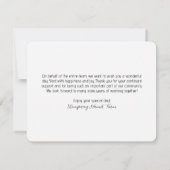 Fun Happy Birthday Card Rainbow Text und Confetti (Rückseite)