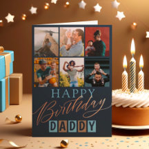 Fun Happy Birthday Daddy 6 Foto Collage