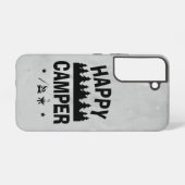 Fun Happy Camper Camping Quote Sprichwort Samsung Galaxy Hülle (Rückseite (Horizontal))