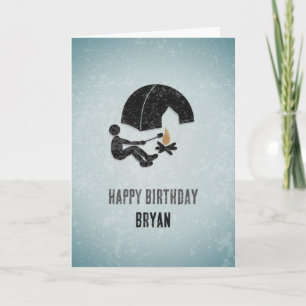 Fun Happy Camper, Zelt und Feuermetall Look - Der Karte