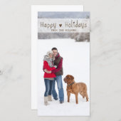 FUN HAPPY FERIEN | FERIENFOTOKARTE FEIERTAGSKARTE (Vorne/Hinten)