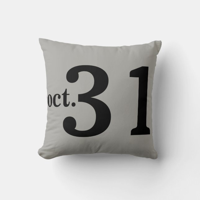 Fun Happy Halloween 31. Oktober Kissen (Vorderseite)