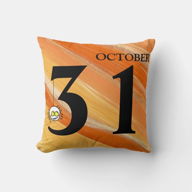 Fun Happy Halloween 31. Oktober Kissen (Vorderseite)