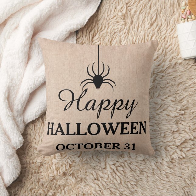 Fun Happy Halloween 31. Oktober Spider Kissen (Decke)