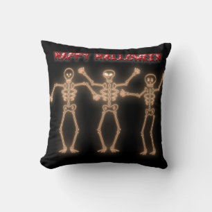 Fun Happy Halloween Tanz Skeleton Kissen Kissen