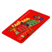 Fun Happy Kwanzaa 7 Grundsätze Personalisiert Magnet (Linke Seite)