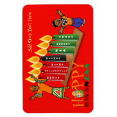 Fun Happy Kwanzaa 7 Grundsätze Personalisiert Magnet (Vertikal)