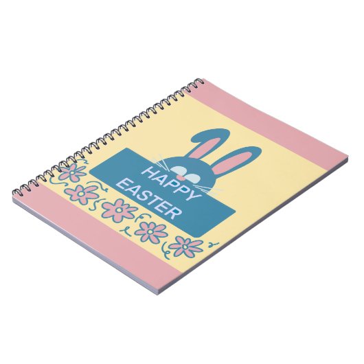 Fun Happy Oaster Bunny Notizblock (Linke Seite)