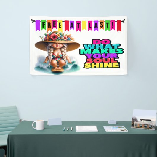 FUN HAPPY RETIREMENT BANNER (Messeveranstaltung)