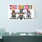 FUN HAPPY RETIREMENT BANNER (Messeveranstaltung)